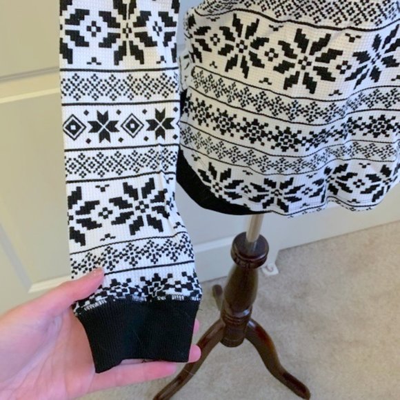 Francesca's | NWT Annie Fair Isle Lounge Top - Picture 9 of 15